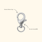 Chaine de cheville en cristal - Trace Obscure