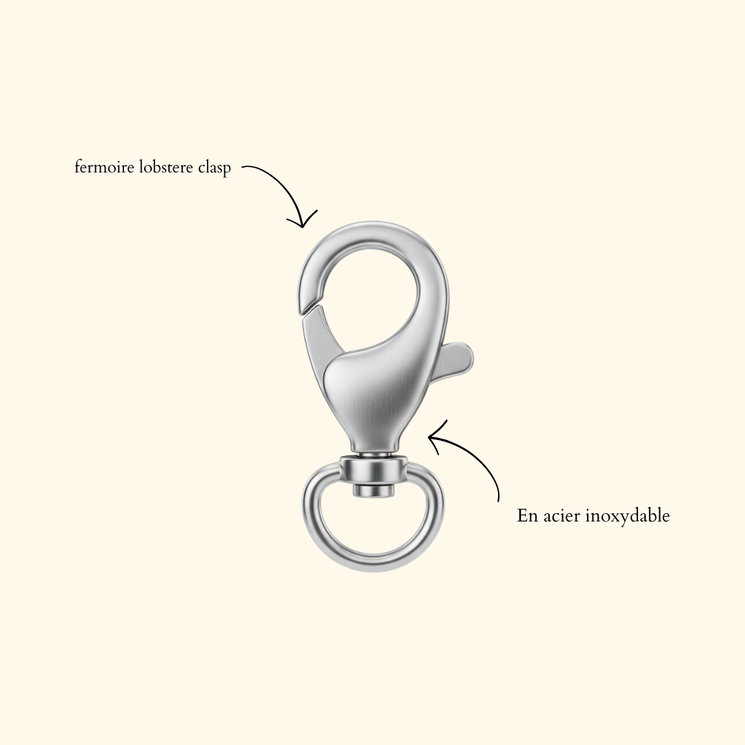 Chaine de cheville en cristal - Trace Obscure