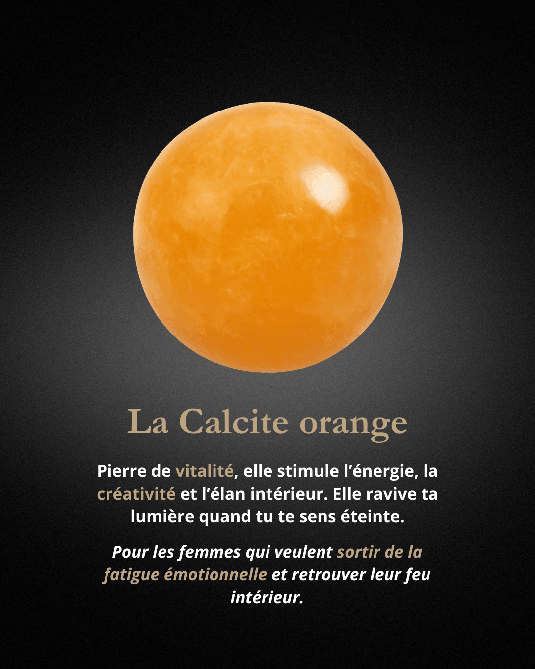 Chaine de ventre en pierre - Lueur de Vie