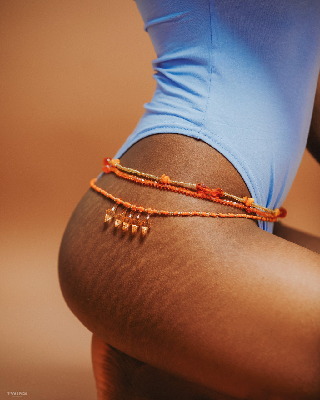 Chaine de ventre en pierre - Lueur de Vie