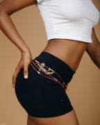 Chaîne de ventre en cristal - Rosée d'Or