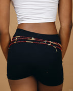 Chaîne de ventre en cristal - Rosée d'Or