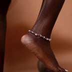 Chaine de cheville - Lueur Rose