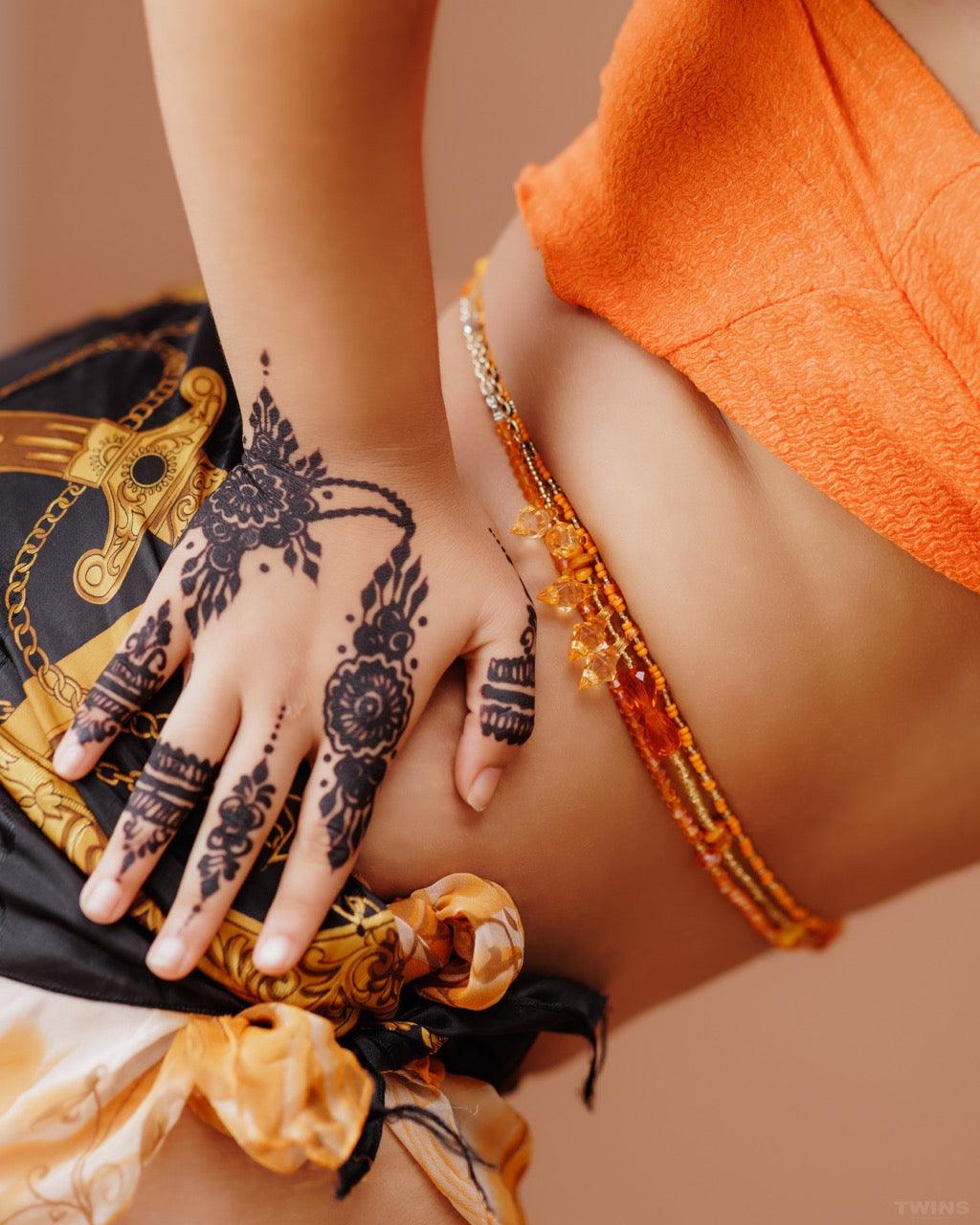 Chaine de ventre en pierre - Lueur de Vie