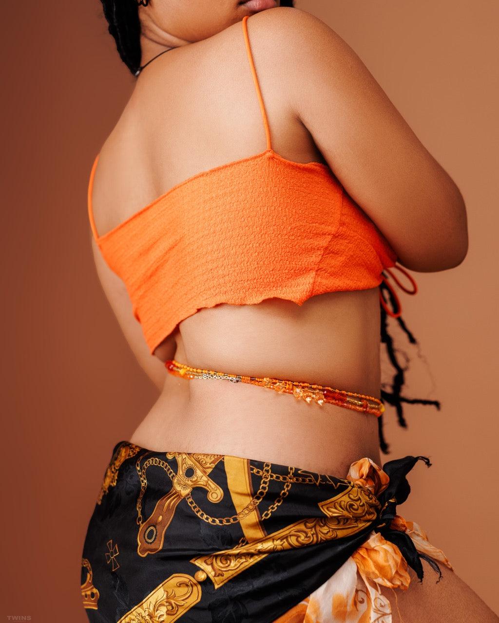 Chaine de ventre en pierre - Lueur de Vie