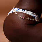 Chaîne de ventre en pierre - Lueur Rose